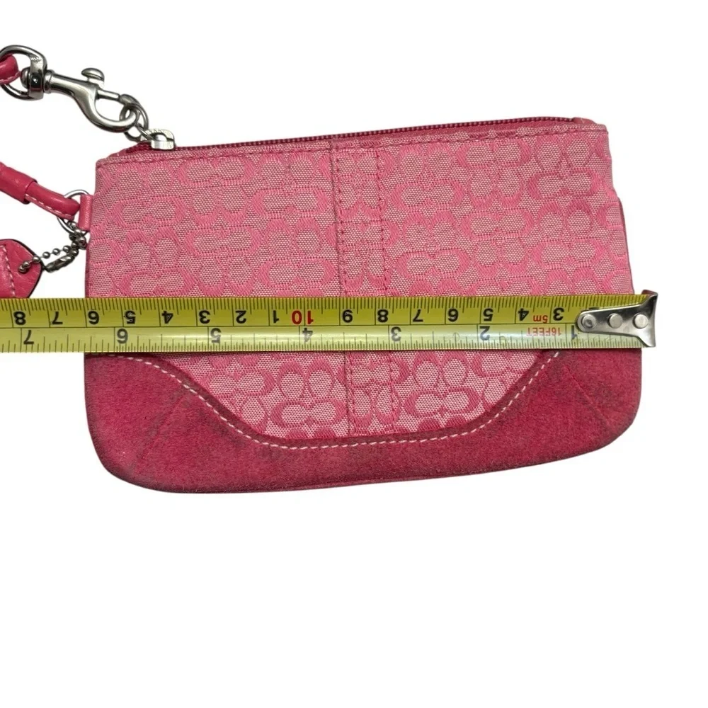 Coach vintage y2k signature soho pink wristlet wallet clutch bag